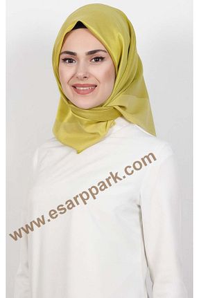 روسری زرد 90 x 90 Eşarppark - کد 792357997