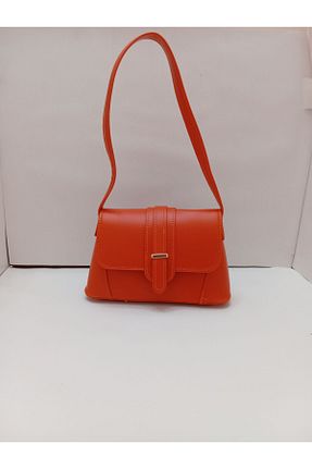 کیف دوشی نارنجی زنانه چرم مصنوعی Newish Polo - کد 841875642