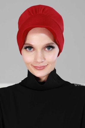 کلاه شنای اسلامی زرشکی زنانه کد 63016915