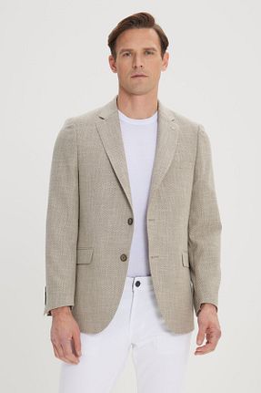 کت بژ مردانه Blazer Altınyıldız Classics - کد 816445156