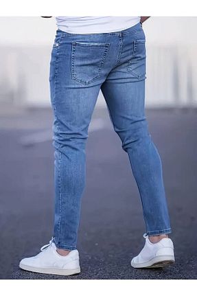 شلوار آبی مردانه بافتنی Cuqq Denim - کد 814801240