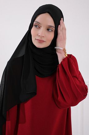 شال مشکی زنانه شیفون Aisha