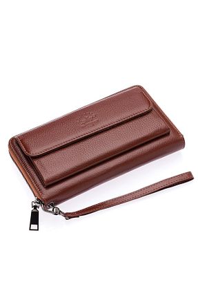 کیف پول قهوه ای زنانه ابعاد بزرگ Westpolo - کد 111242980