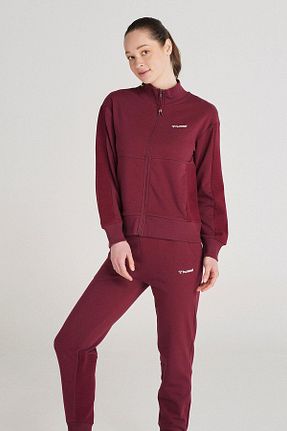 سوئیشرت قرمز زنانه ساده hummel - کد 337521747