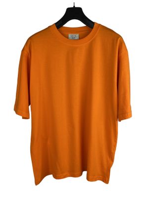 تی شرت نارنجی زنانه راحت کد 826368876