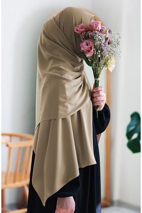 شال بژ زنانه Medine İpeği suhneva - کد 384587078