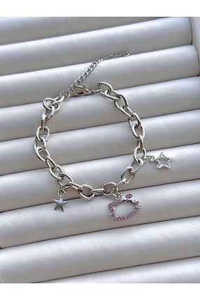 دستبند جواهر زنانه زیرکن sleyshop - کد 841997524