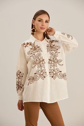 پیراهن نباتی زنانه رگولار MAY MARA - کد 835182174
