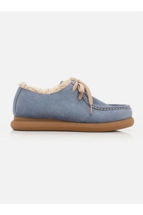 کفش کژوال آبی زنانه پاشنه کوتاه ( 4 - 1 cm ) پاشنه ساده کد 804758043
