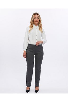 شلوار طوسی زنانه پلی ویسکون DEDAR Tekstil - کد 842127012