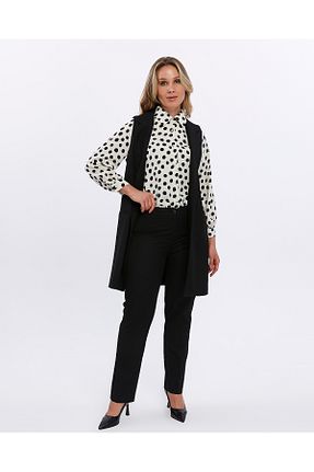 شلوار مشکی زنانه پلی ویسکون DEDAR Tekstil - کد 842127008