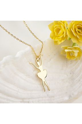 گردنبند نقره طلائی زنانه 925 عیار OneSilverGold - کد 842138374