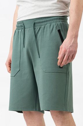شلوارک و برمودا خاکی مردانه بافتنی United Colors of Benetton - کد 841897009