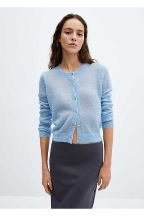 رویه آبی زنانه مخلوط پلی استر MANGO - کد 787876243