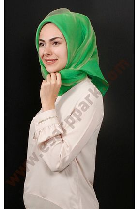 روسری سبز پلی استر Eşarppark - کد 792648762