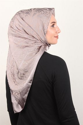 روسری بژ پلی استر Eşarppark - کد 792653496