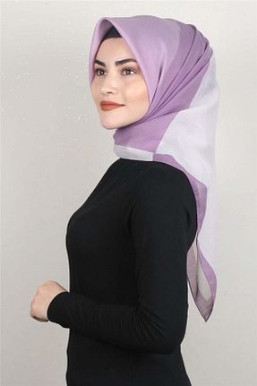 روسری بنفش ساتن Cardion - کد 123484136