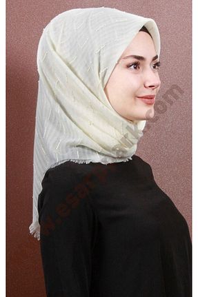 روسری نباتی ساده Eşarppark - کد 792653743