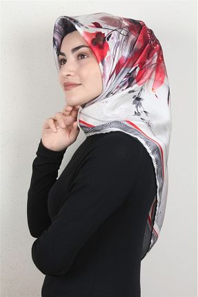 روسری رنگی ساتن PİRAMİT - کد 316900670