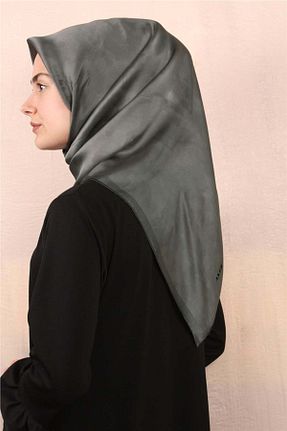 روسری سفید 90 x 90 Aker - کد 252734867