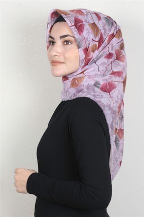 روسری بنفش 100 x 100 Eşarppark - کد 171387252