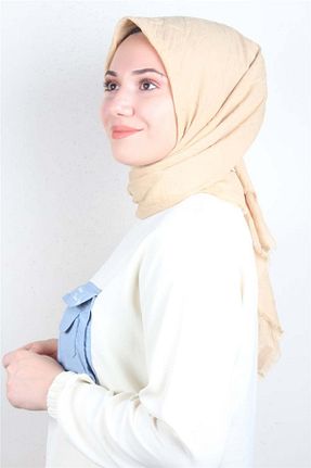روسری طلائی ساده Eşarppark - کد 371354104