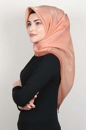 روسری صورتی 100 x 100 PİRAMİT - کد 95997301