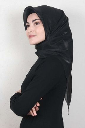 روسری مشکی 100 x 100 PİRAMİT - کد 305367794
