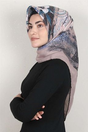 روسری سفید 100 x 100 Eşarppark - کد 792657250