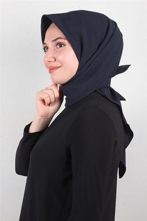 روسری سرمه ای 90 x 90 Eşarppark - کد 792658110
