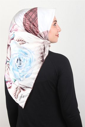 روسری رنگی 90 x 90 PİRAMİT - کد 345361334