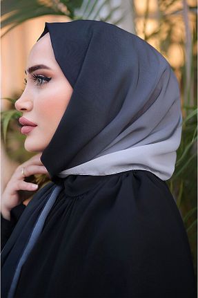 روسری مشکی شیفون Stella - کد 841664534