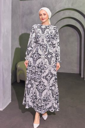 لباس مشکی زنانه اورسایز بافتنی مخلوط ویسکون کد 841903424