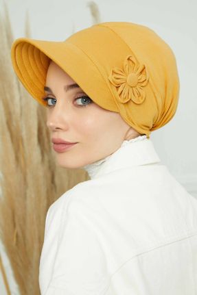 کلاه شنای اسلامی زرد زنانه کد 723335684