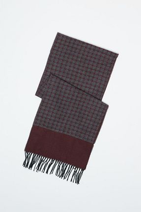 شال گردن طوسی مردانه بافت Altınyıldız Classics - کد 382869833