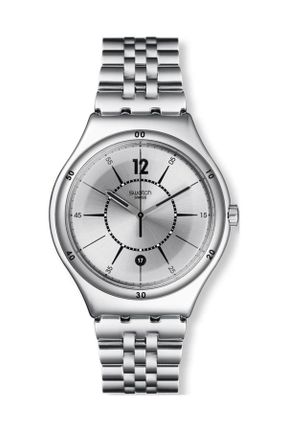 ساعت مچی سفید مردانه فولاد ( استیل ) تقویم کد 1987258