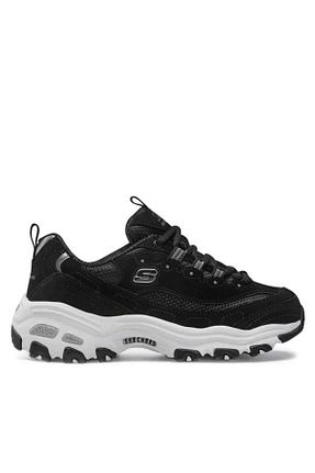 کفش اسنیکر مشکی زنانه بند دار Skechers - کد 841924557