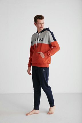 ست لباس راحتی نارنجی مردانه ساده U.S. Polo Assn. - کد 755155110