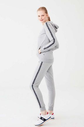 ست لباس راحتی طوسی زنانه ساده U.S. Polo Assn. - کد 144958500