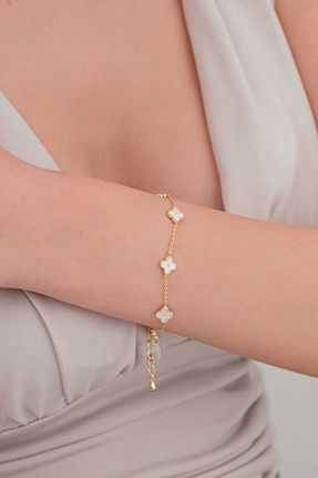دستبند استیل (فولاد) طلائی زنانه استیل (فولاد) LUCİ LONTANE - کد 835725414