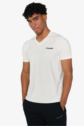 تی شرت سفید مردانه رگولار یقه هفت کد 642387164