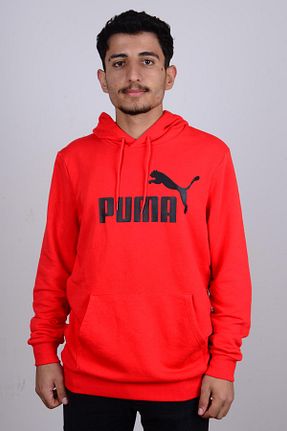سوئیشرت قرمز مردانه چاپی Puma - کد 783503290
