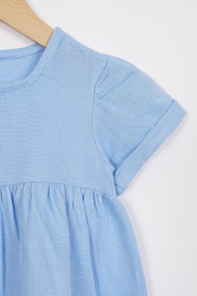 لباس آبی بچه گانه بافتنی آستین-بلند کد 818411463