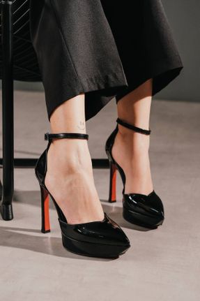 کفش پاشنه بلند کلاسیک مشکی زنانه پاشنه نازک پاشنه بلند ( +10 cm) کد 825729920
