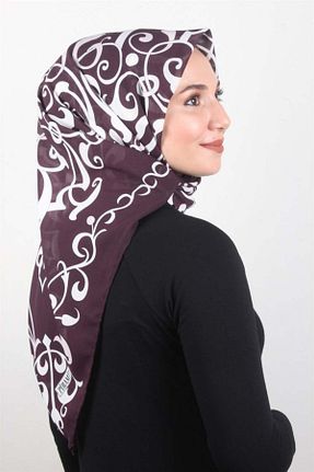 روسری سفید کرپ Eşarppark - کد 792589445