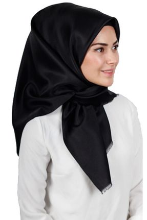 روسری مشکی 100 x 100 Eşarppark - کد 792315280