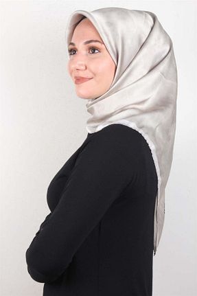 روسری طوسی 90 x 90 Aker - کد 345155392