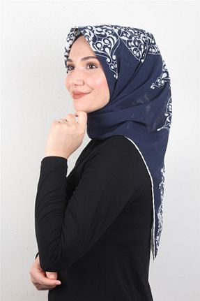 روسری سفید کرپ Eşarppark - کد 792589234