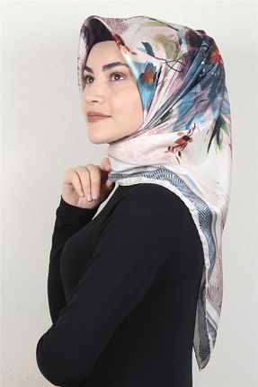 روسری رنگی 100 x 100 PİRAMİT - کد 316645468
