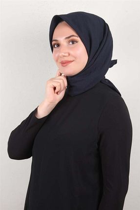 روسری سرمه ای 90 x 90 Eşarppark - کد 792658110